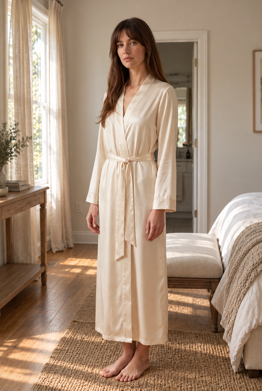 Sand Self Tie Sleep Robe product image 2