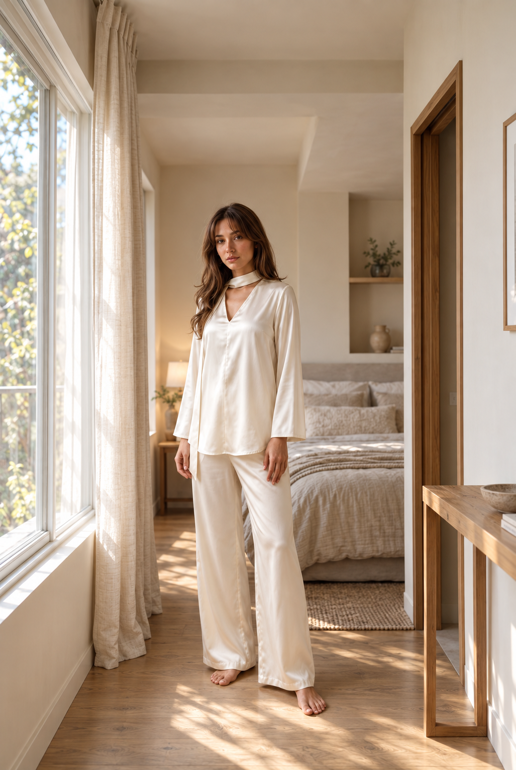 Sand Wide Leg Lounge Set product image 2